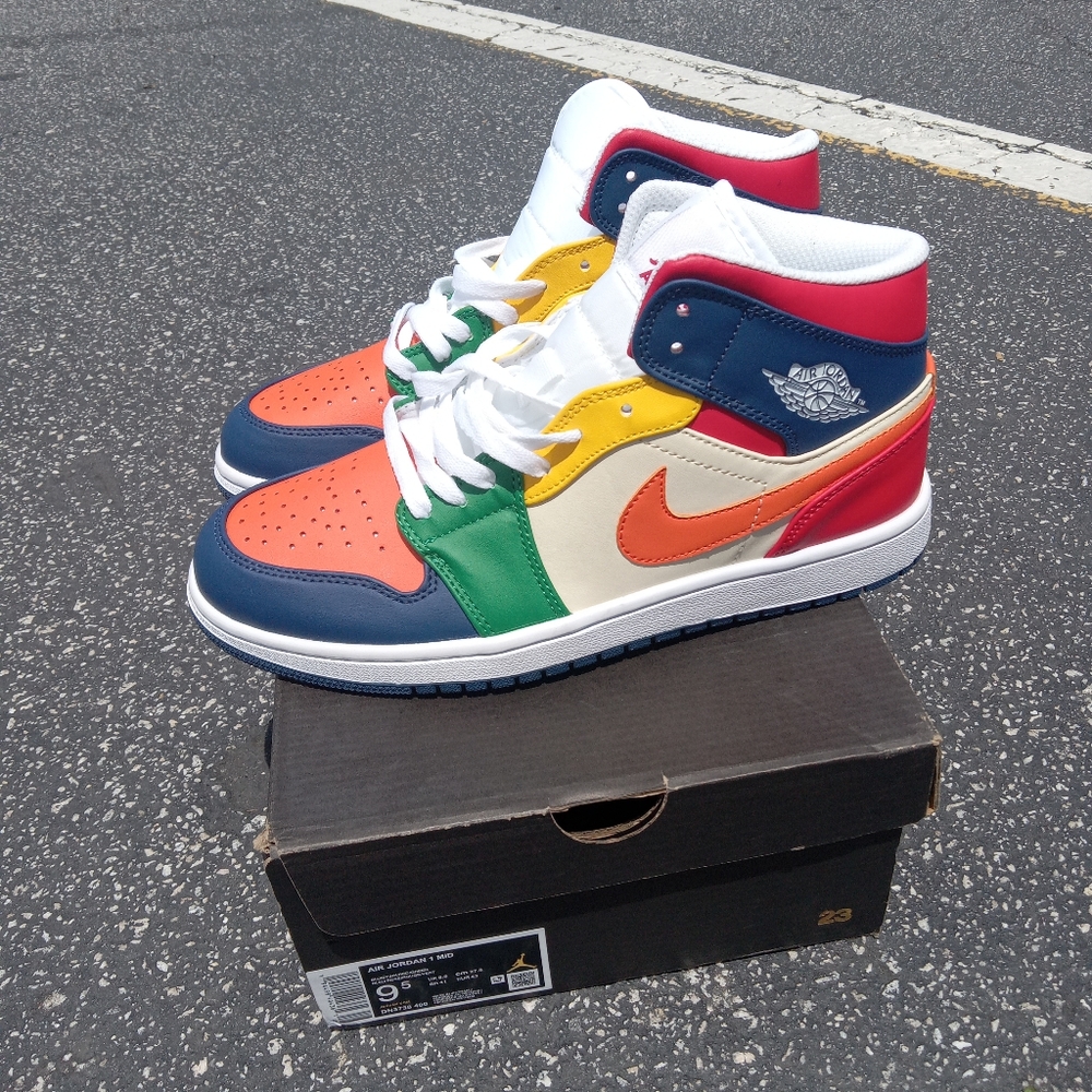 Air Jordan 1 Mid SE,  'Multicolor'